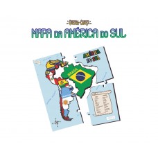 Quebra-cabeça Mapa América do Sul